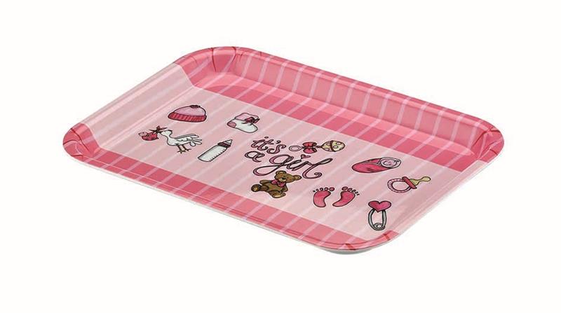 Pink Baby Tray