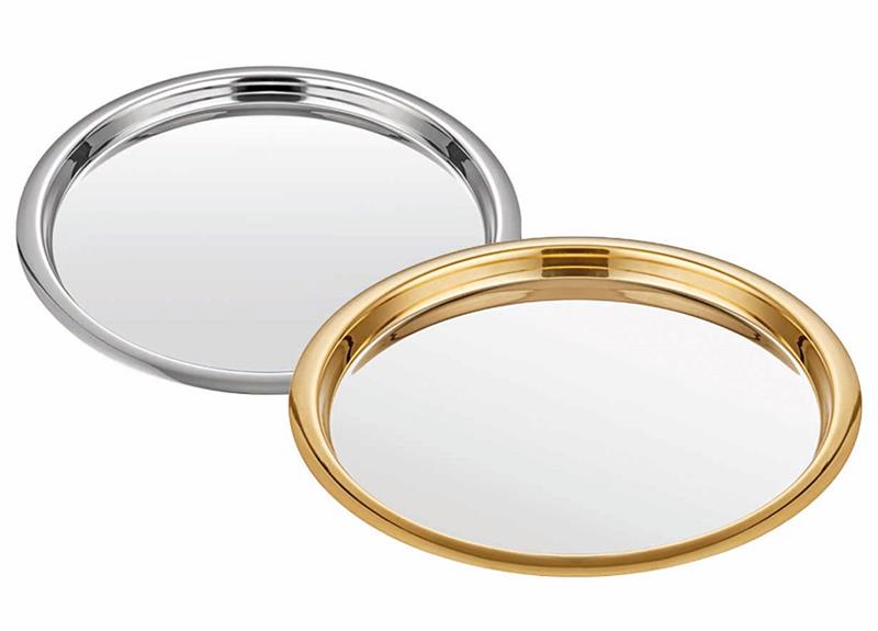 Round Serving Tray (Gold)