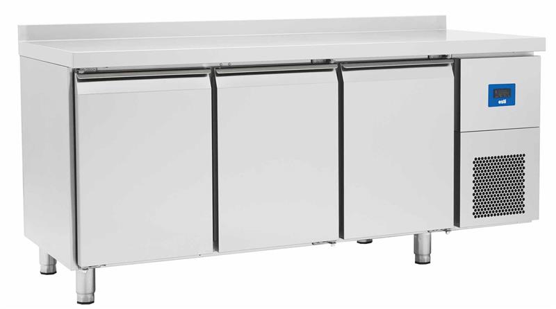 2 Doors Counter Type Refrigerator with Shelves (Horizontal)
