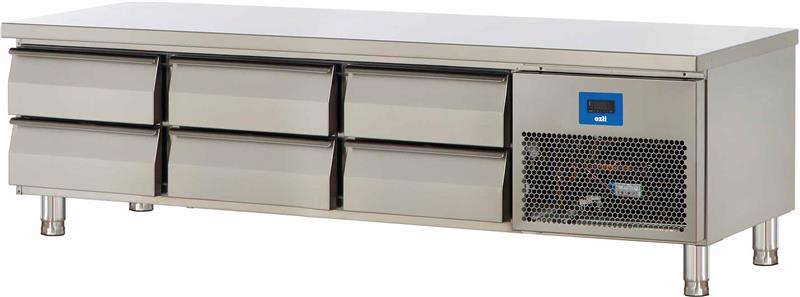 Counter Type Refrigerator with Drawers (6 Drawers)
