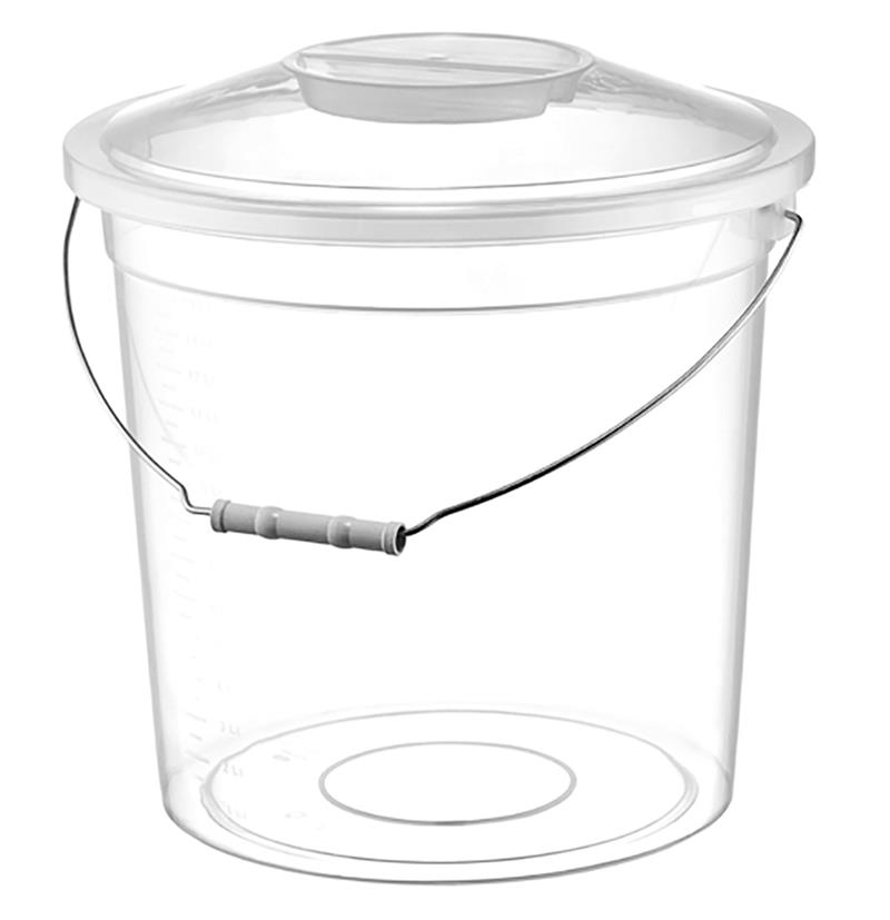 Transparent Luxury Bucket with Lid