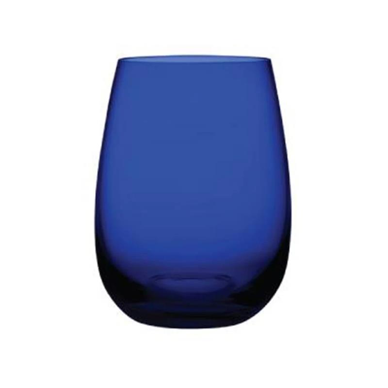 Navy Blue Water Glass