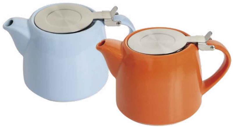Tea Pot With Lid (Orange)
