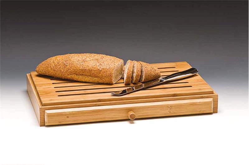 لوح تقطيع الخبز الخشبي