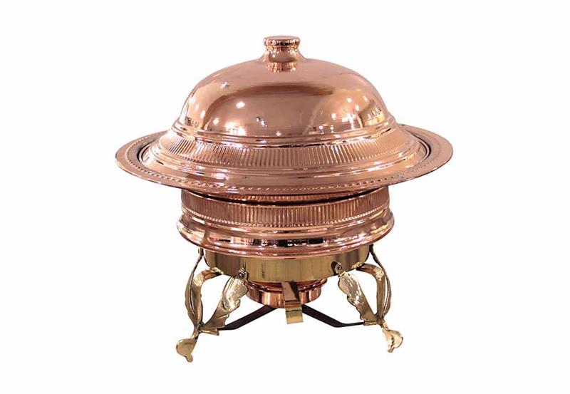 Fueled Copper Chafing Dish