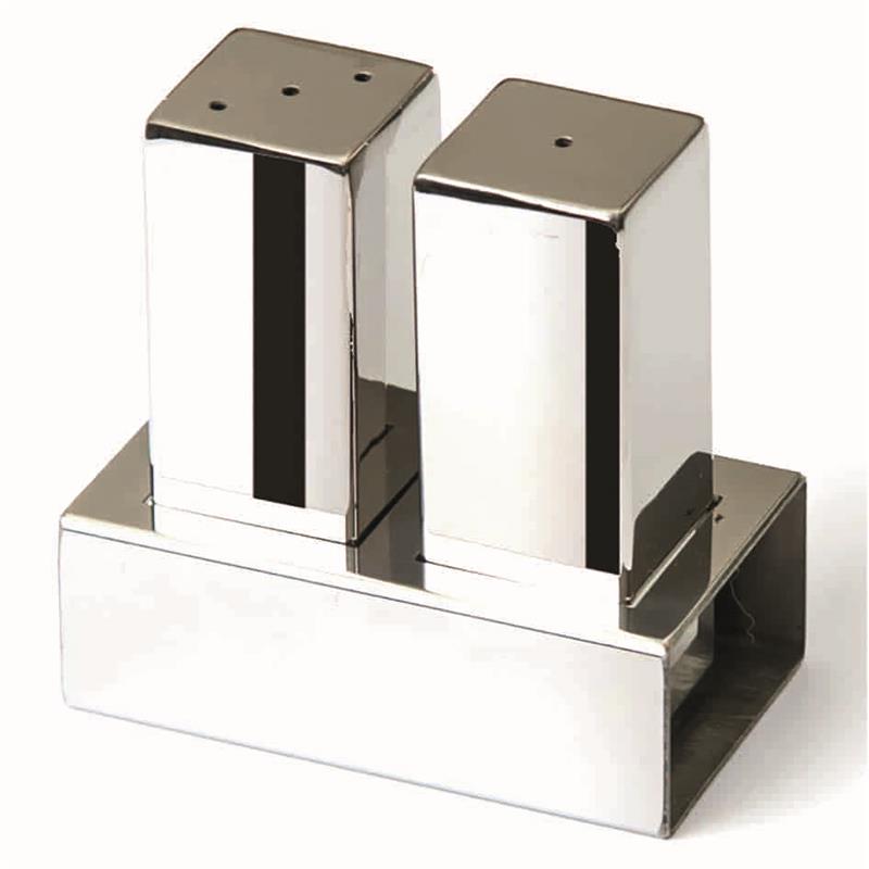 Salt and Pepper Shaker Set (Chrome)