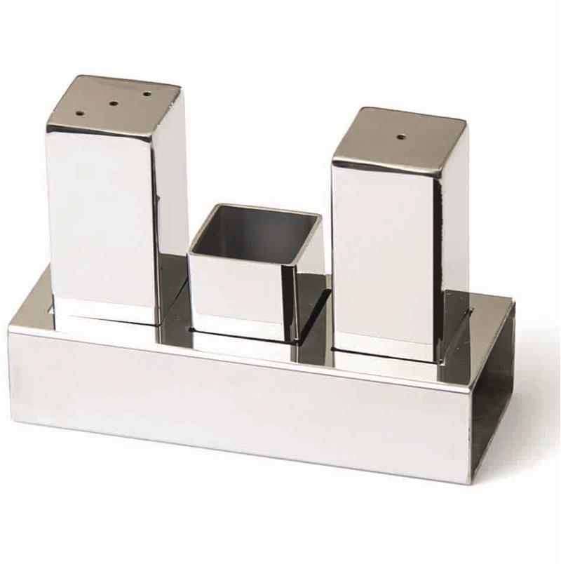 Salt and Pepper Shaker Set (Chrome)