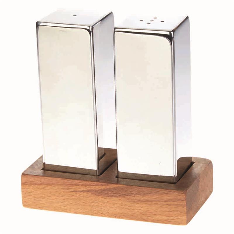 Salt and Pepper Shaker Set (Chrome)