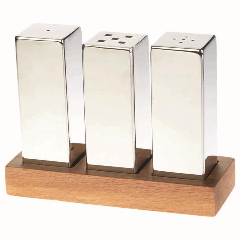 Salt and Pepper Shaker Set (Chrome)