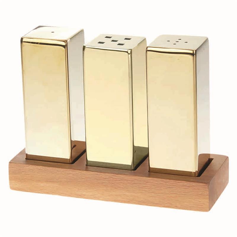 Salt and Pepper Shaker Set (Gold)