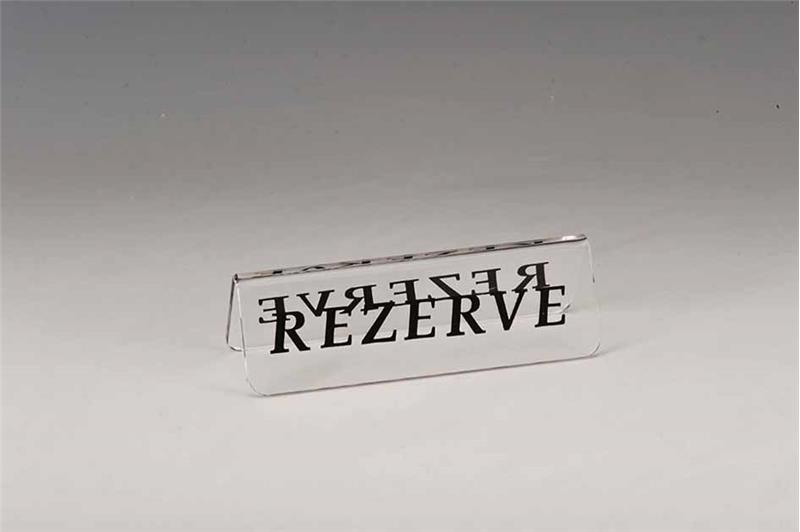 Acrylic Reserved Table Sign