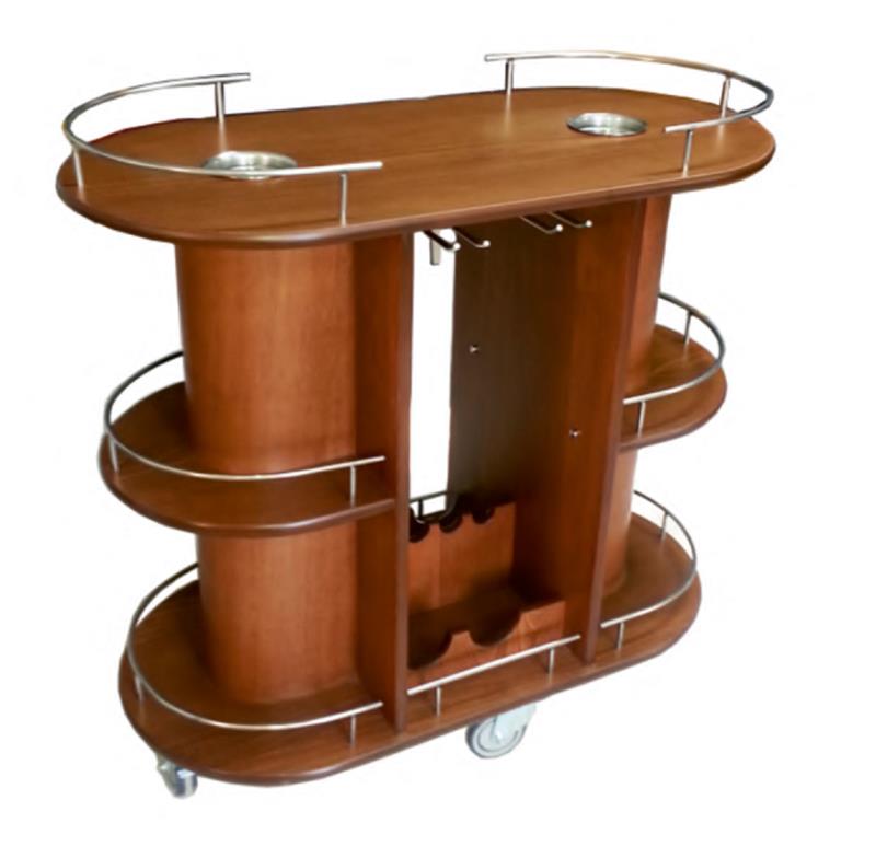 Liquor Display Trolley