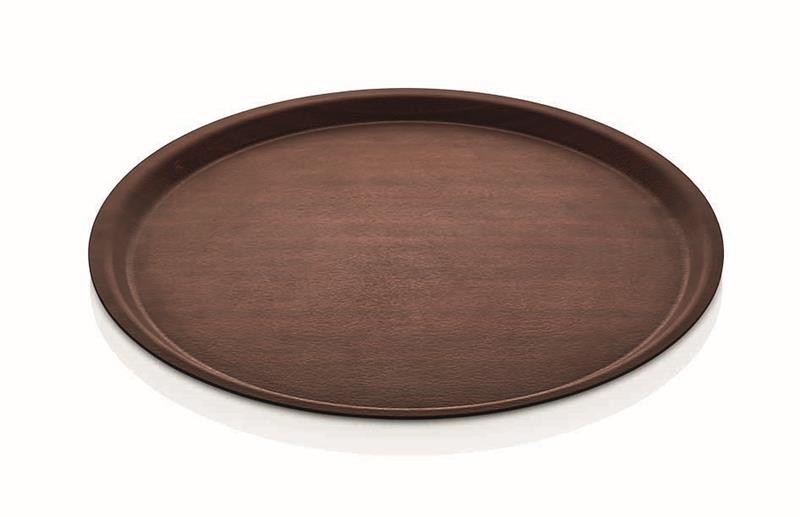 Mahogany Round Tray