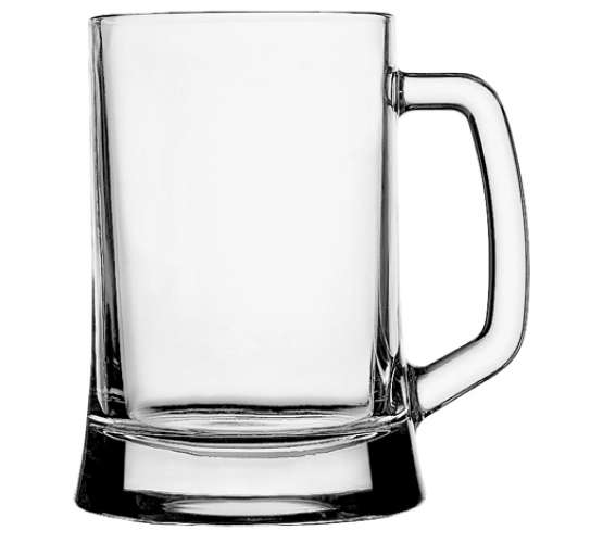 Beer Glass with Handle